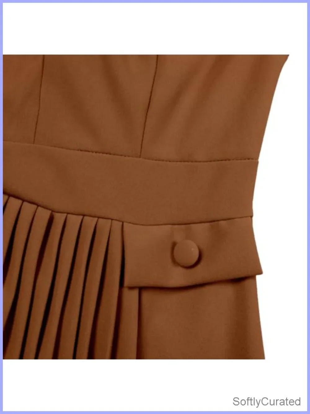 Wear to Work Midi Dress A-line 3/4 Sleeve V-Neck Business Casual